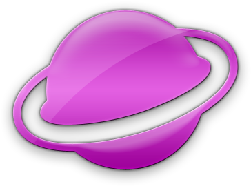 Planet Clipart Ring Png - Planet Pink Png (420x420)
