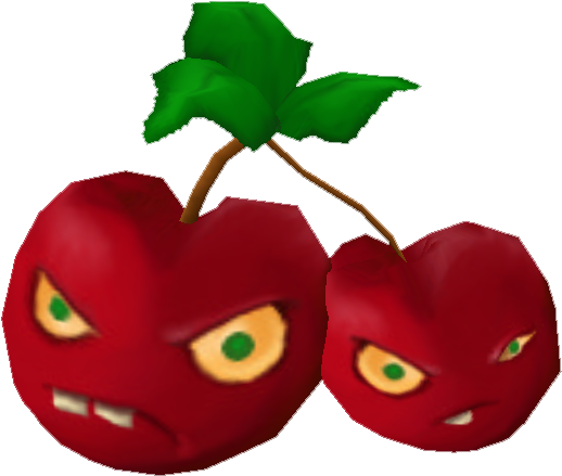 Plants Vs Zombies - Plants Vs Zombies Cherry Bomb Animated (542x505)
