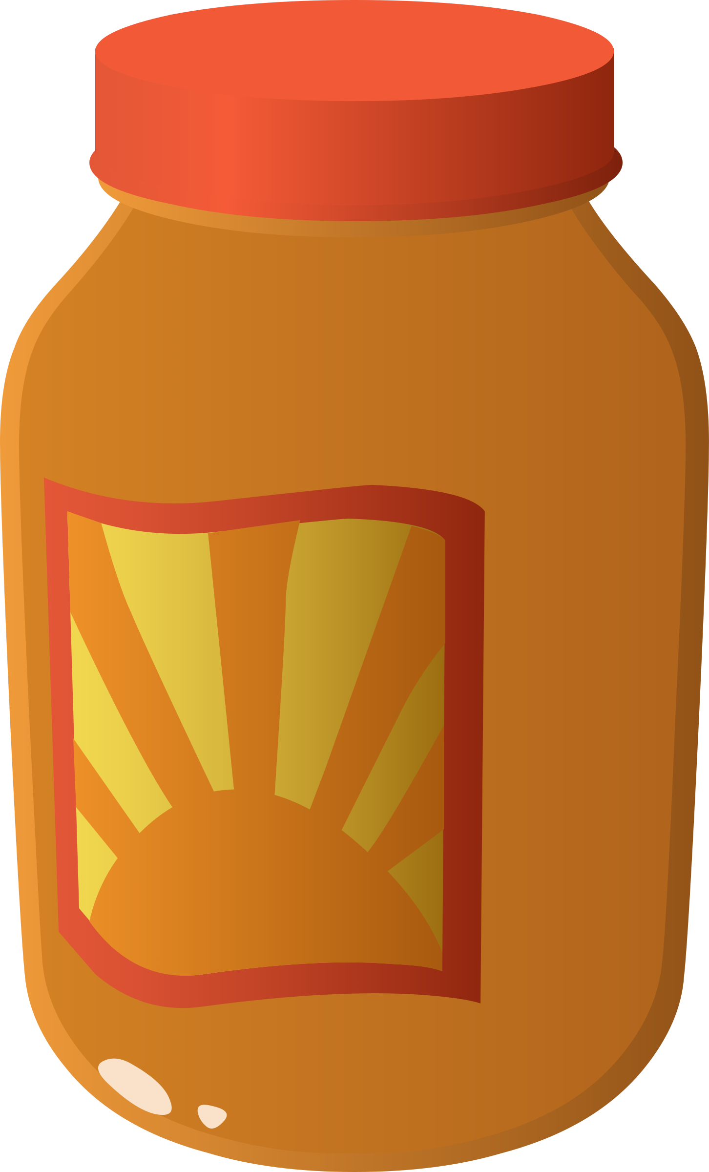 Vector De La Imagen De La Salsa En Un Tarro - Sauce Clipart Png (1452x2400)