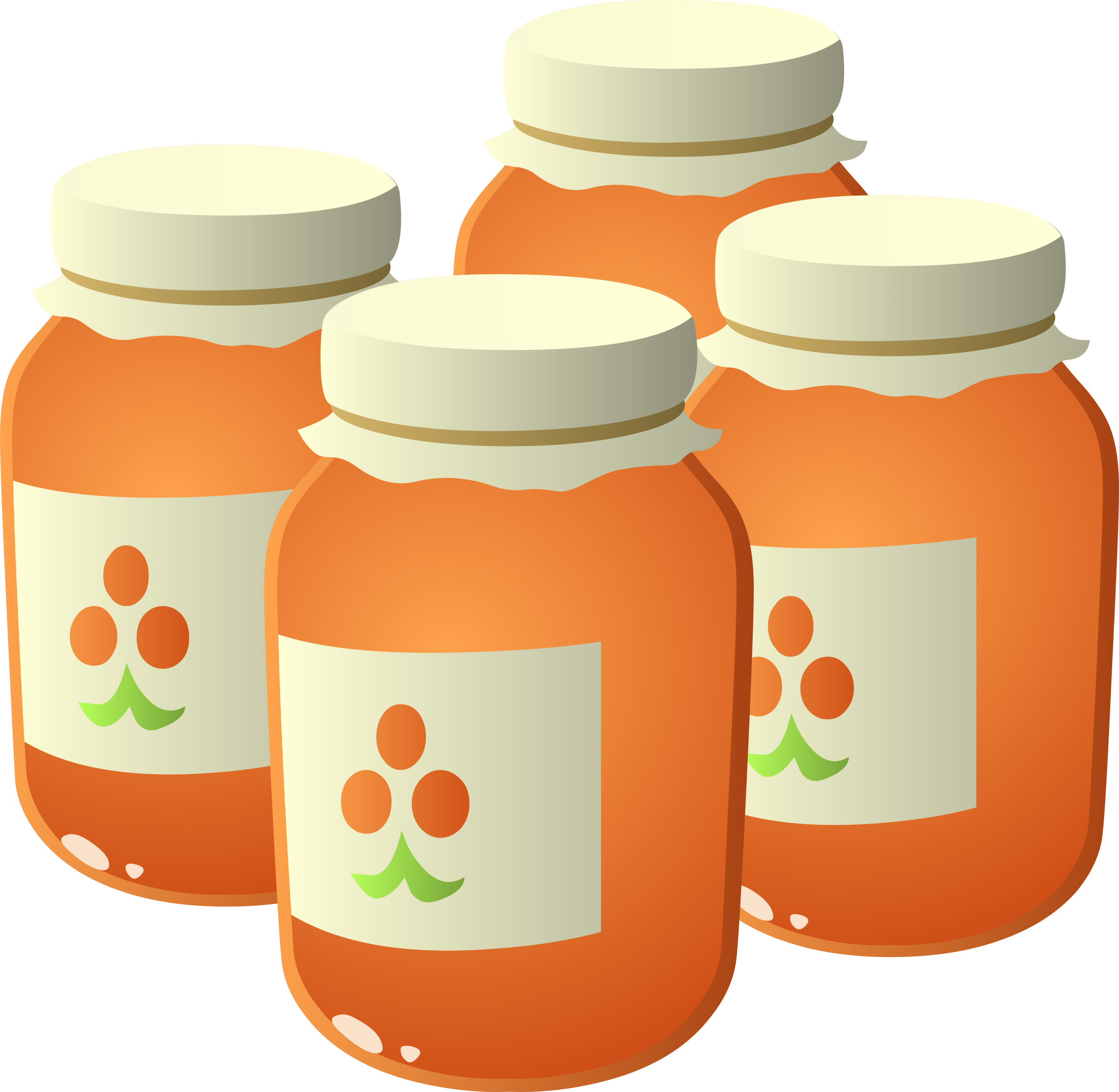 Jam Clipart Food - Food Preservation Clip Art (2459x2400)