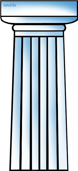 Greek Doric Column - Easy To Draw Pillar (319x648)
