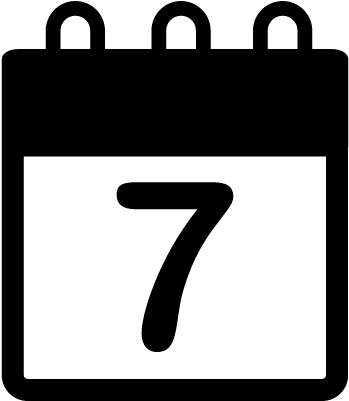7 Day Icon Png (400x400)