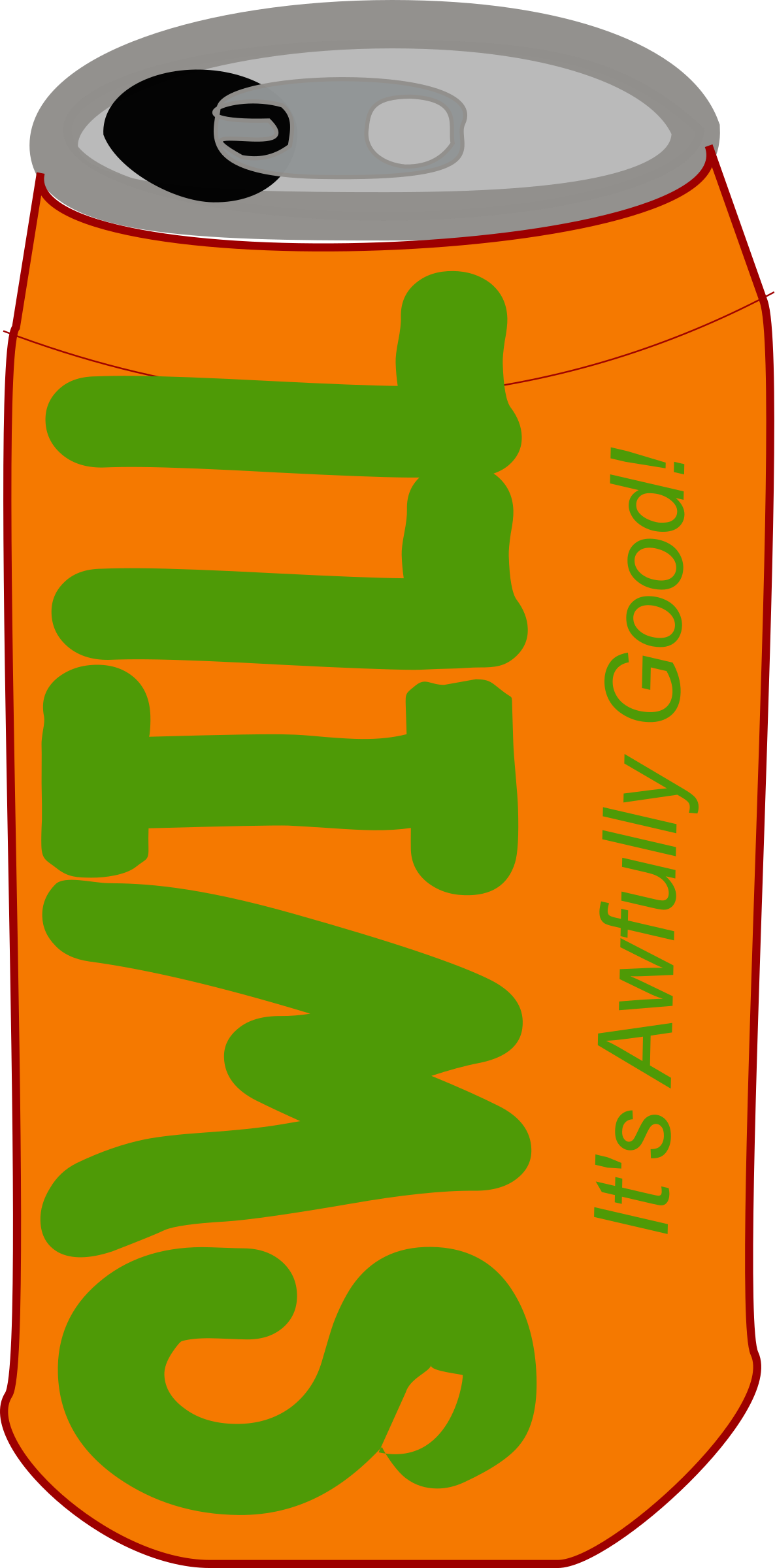 Can Good Clip Art - Cartoon Soda Can (1186x2400)