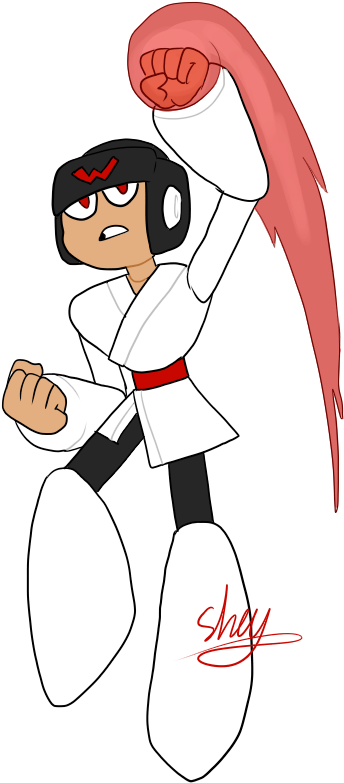 Last Robot Master By Sheeppun - Cartoon (428x842)