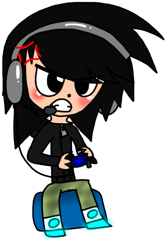 Andy Playing Video Games By Lalakun0123 - Cartoon (751x1064)