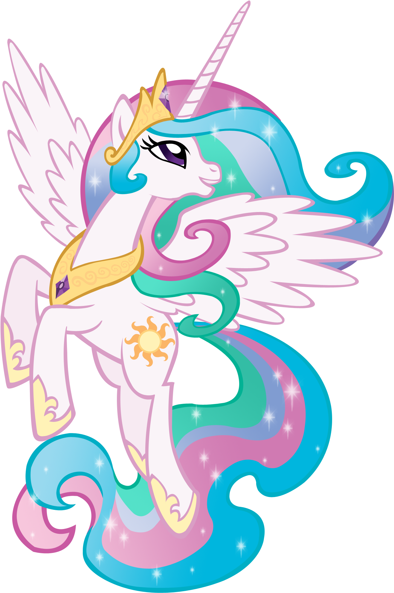Pony - My Little Pony Princess Celestia Png (1368x1998)