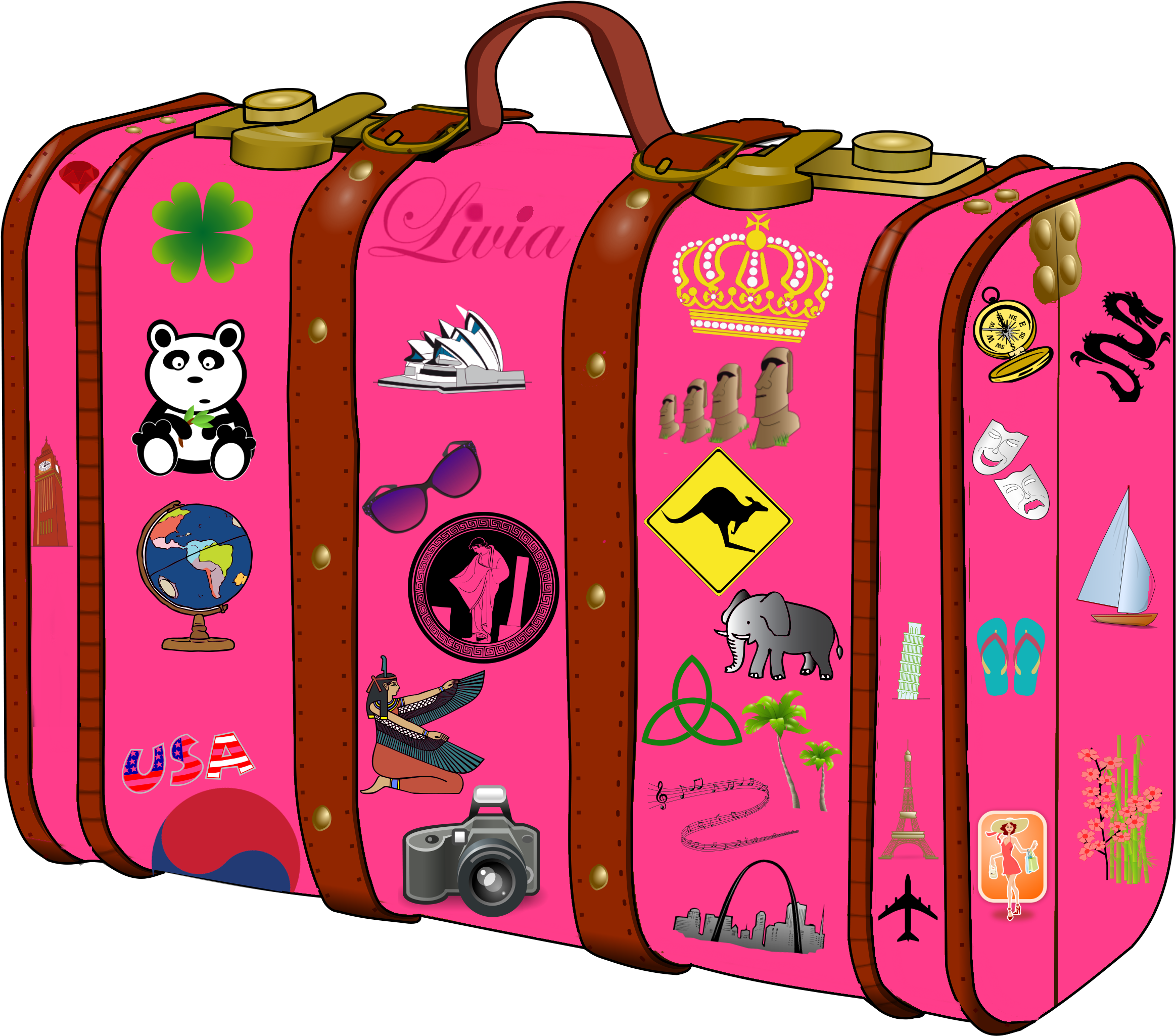 Suitcase Png Clipart - Suitcase Png (2400x2160)