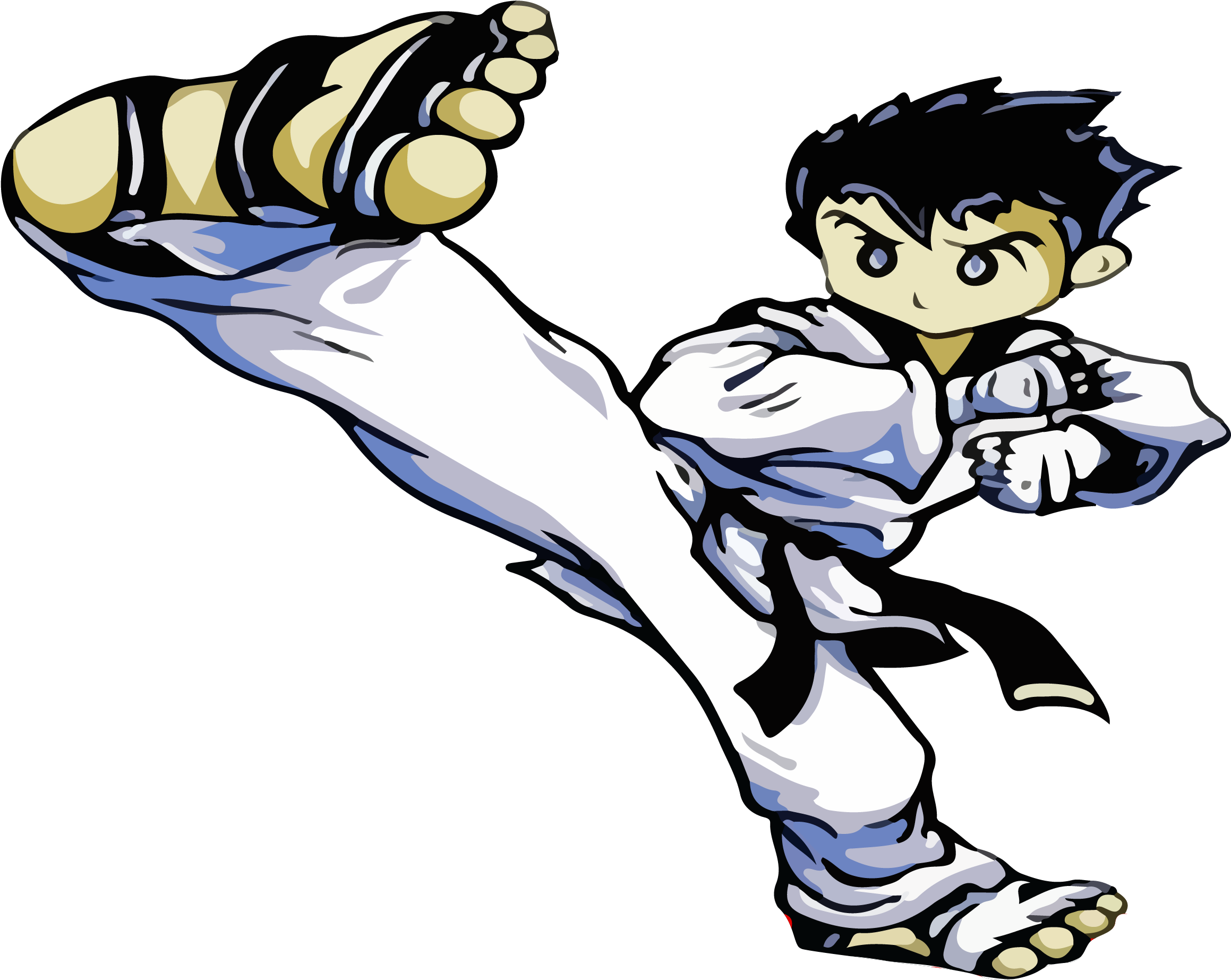 Lock Artwork-04, Kickboxing, Ricky Lock, Master Lock, - Cartoon (2386x1903)