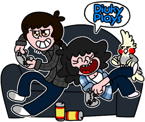 Disabled Gamer - Cartoon (476x401)