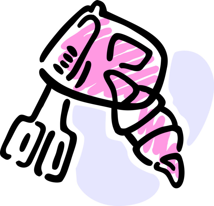 Vector Illustration Of Small Appliance Kitchen Electric - Vector Illustration Of Small Appliance Kitchen Electric (726x700)