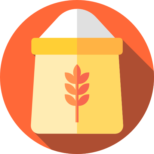 Flour Free Icon - Flour Flat Icon (512x512)