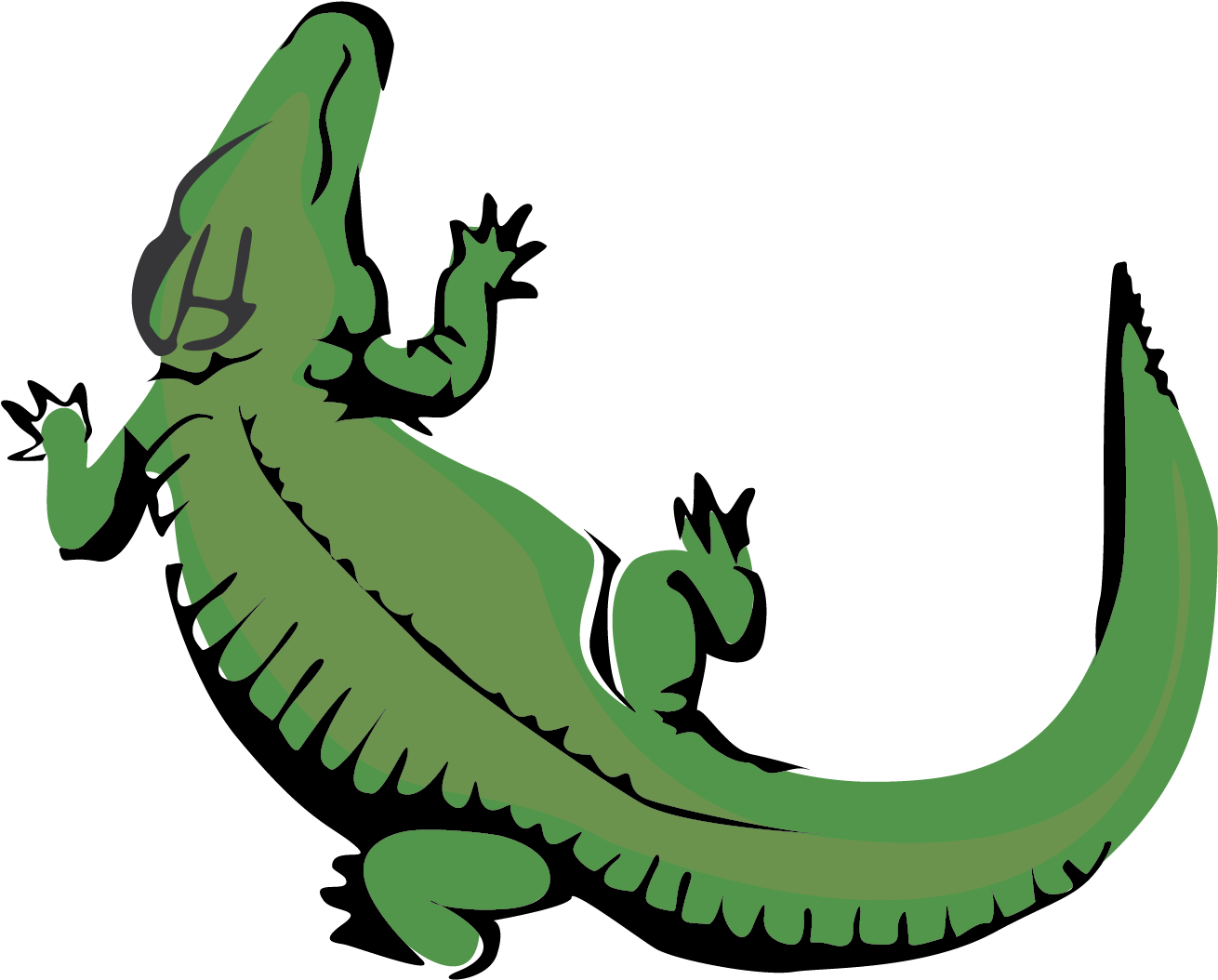 Alligator Vector Clip Art - Clip Art (1542x1303)