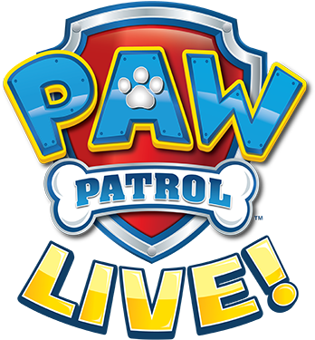 Paw Patrol Live - Paw Patrol Live Logo (351x400)