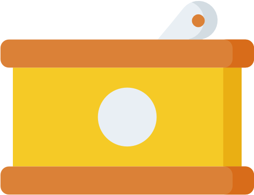 Canned Food Free Icon - Circle (512x512)