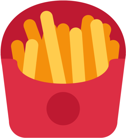 French, Fries, Fastfood, Food, Emoj, Symbol Icon - Png Twemoji (512x512)