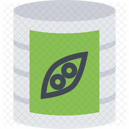 Canned Peas Icon - Emblem (512x512)