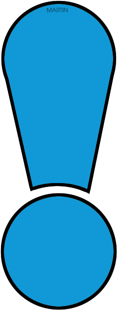 Sky Blue Exclamation Mark - Social Media Venn Diagram (300x648)