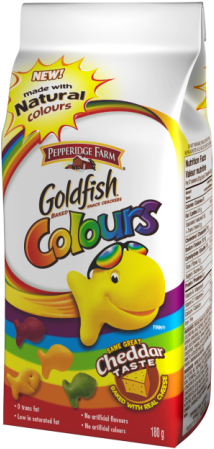 Pepperidge Farm - Pepperidge Farm Goldfish Baked Snack Crackers, Colors (343x542)