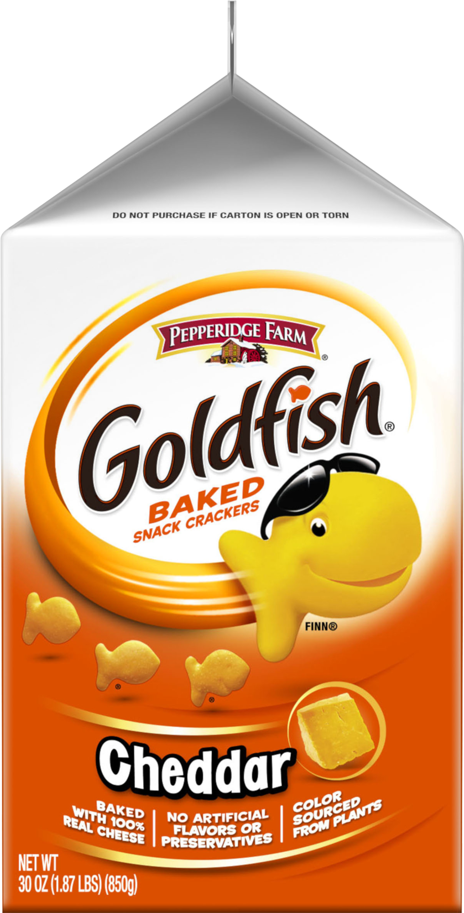 Pepperidge Farm Goldfish Baked Snack Crackers Cheddar - Goldfish Crackers (1800x1800)