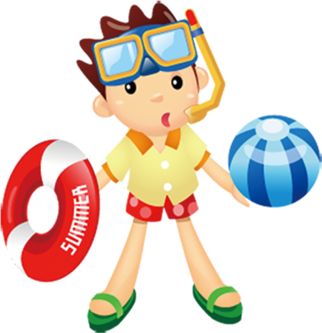 Animation Dessin Animxe9 Cartoon - Cartoon With Swimming Goggles (1276x1276)