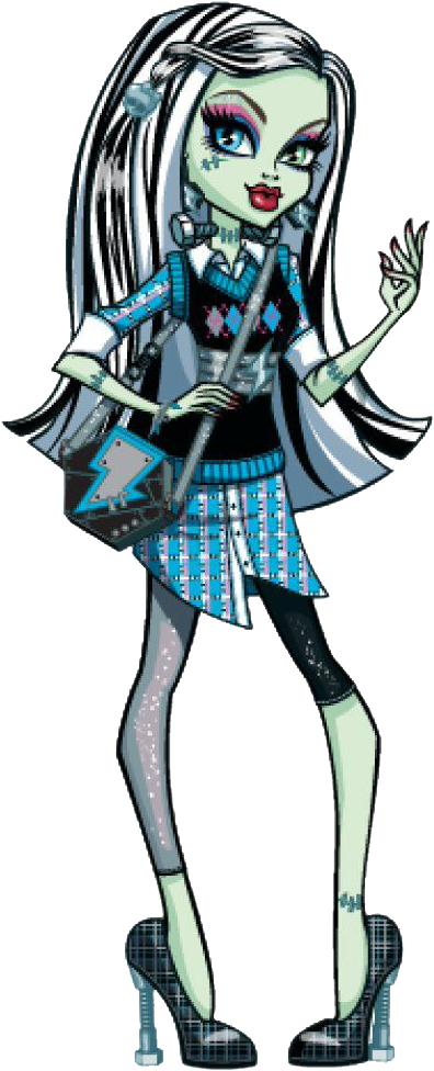Frankie Stein Schools Out By Shaibrooklyn - Monster High Scaris City Of Frights Frankie Stein (434x1011)