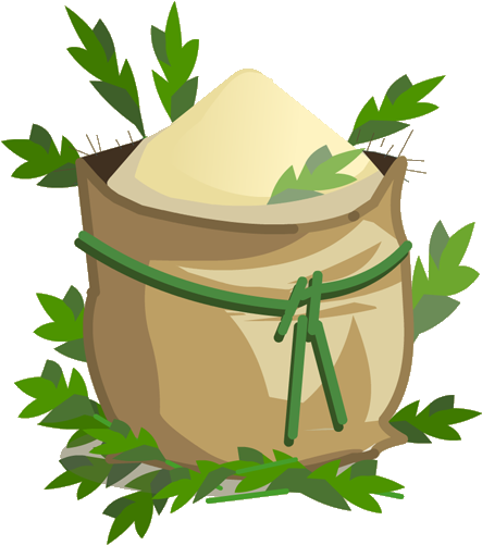 Rye Flour - Illustration (500x500)