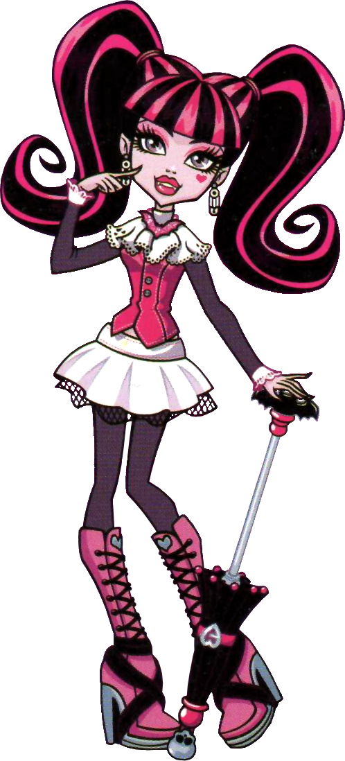 Basic Draculaura By Figyalova - Monster High Jackie Laura (498x1098)