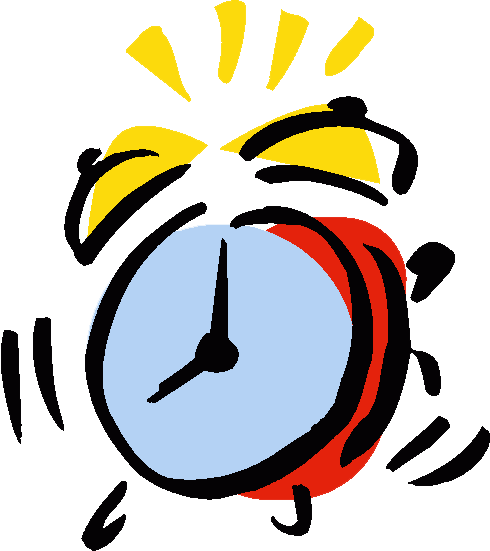 When The District Operates Under A 90 Minute Delay, - Alarm Clock Clip Art (490x551)