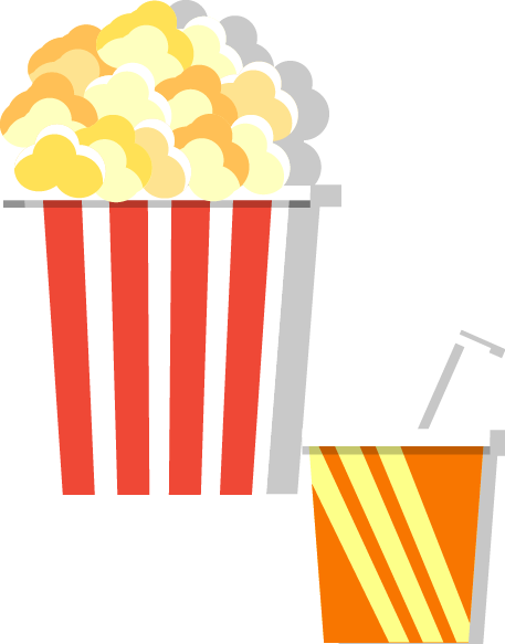 Popcorn Drink Corn Flakes Clip Art - ป๊ อป คอร์น การ์ตูน (457x583)