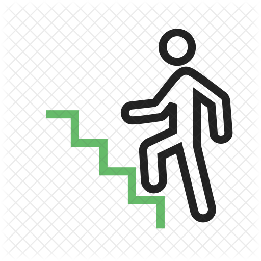 Climbing Stairs Icon - Escaleraicono (512x512)