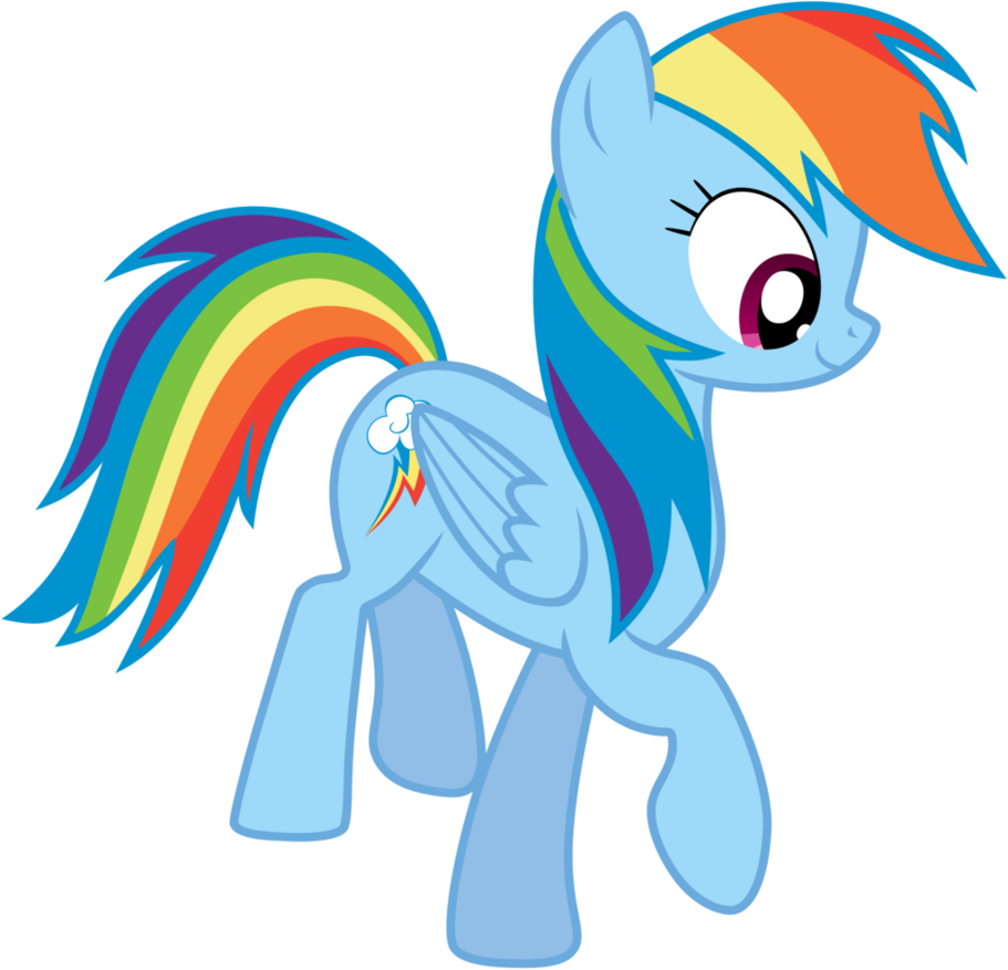 Rainbow Dash By Tomfraggle - Pony Friendship Is Magic Rainbow (911x877)