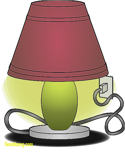 Table Lamp Clipart New Clip Art Lamp Biezumd - Clip Art (412x500)