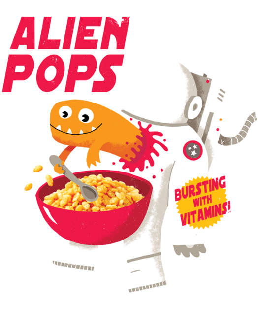 Alien Pops - Cartoon (571x626)