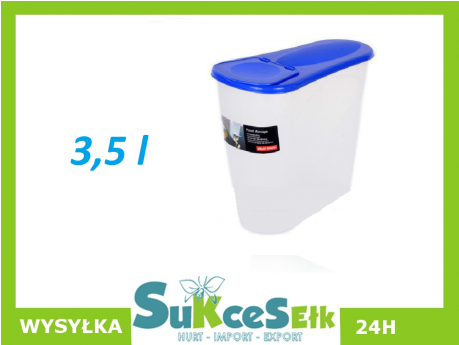 Pojemnik Na Żywność Cornflakes 3,5l Przezroczysty Pokrywa - Box (458x458)