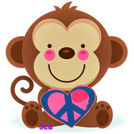 ☮/jlb - Monita Animada Con Vestido (432x432)