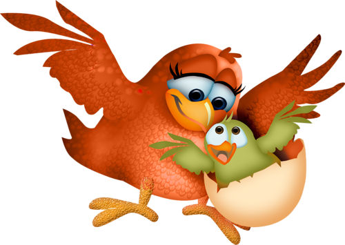 0 134884 B05ca576 L - นก สี แดง การ์ตูน (500x355)