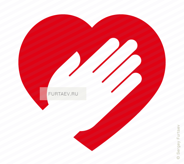 Other Heart Hand Icon Images - Heart (620x553)