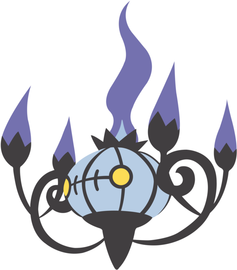 Chandelure By Squiggle-e - Chandelure Pokemon (894x894)