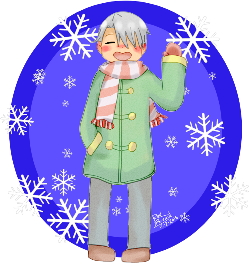 Viktor Nikiforov] Season's Greetings By Miacachan - Cartoon (894x894)