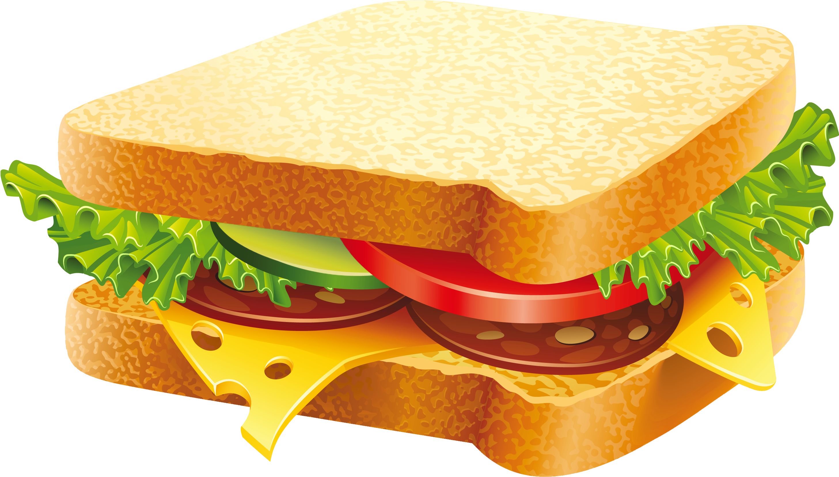 Sandwich Png Clipart Image - Sandwich Png (3042x1819)
