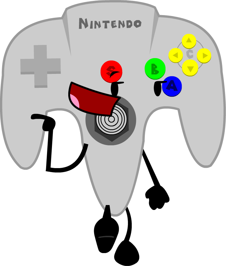 Ew N64 Controller Pose - Entity Warfield (735x864)