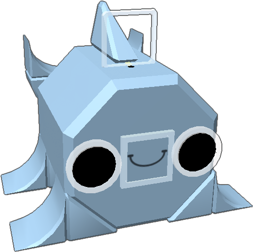 Swim With Dolphins Everyday With Your New Hexa-pet, - Cartoon (768x768)