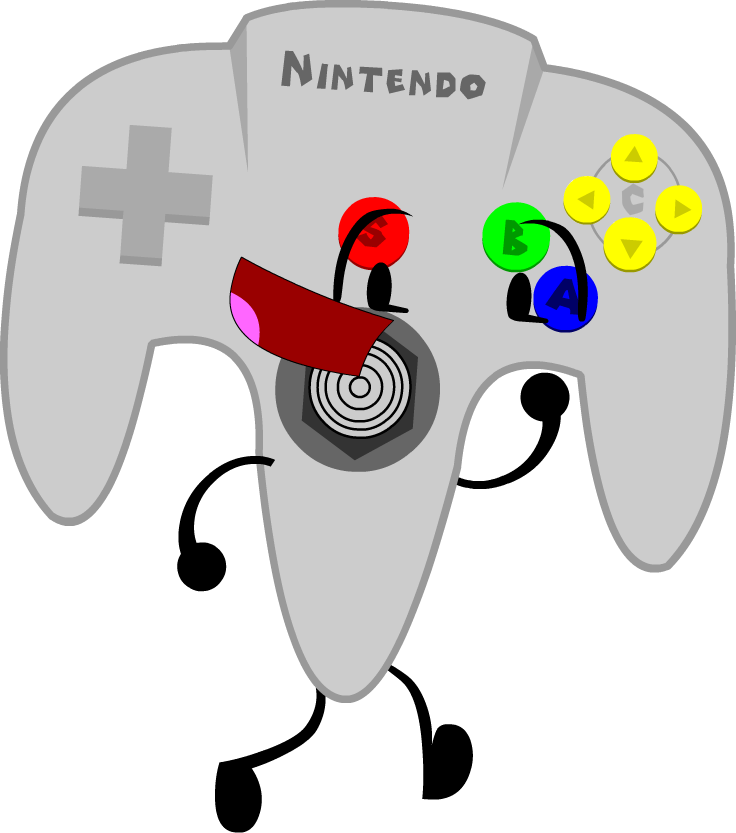 N64 Controller Pose - Object Shows Controller (736x833)