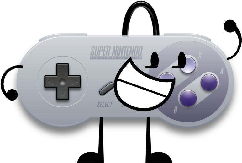 Snes Controller Is Happy Vector By Joshuastuart - Nintendo Game Consles (1333x599)