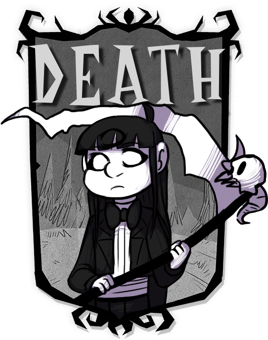 Here's The Drawing For The Death Mod For Dst ” - Don T Starve Willow Skins (560x720)