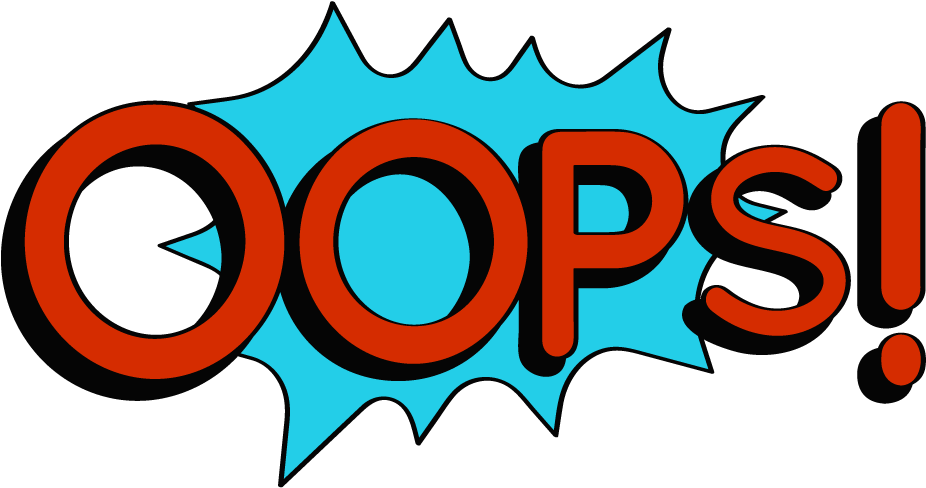 Oops Explosion-like Text Bubbles - Portable Network Graphics (1000x1000)