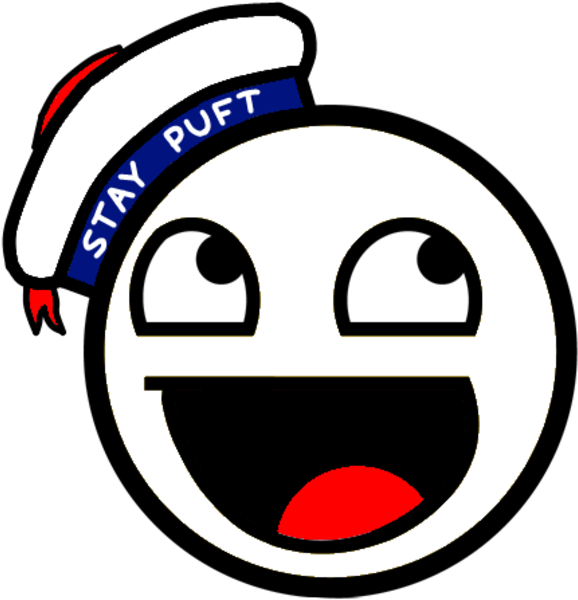 See More 'awesome Face / Epic Smiley' Images On Know - Awesome Face Stay Puff (600x600)