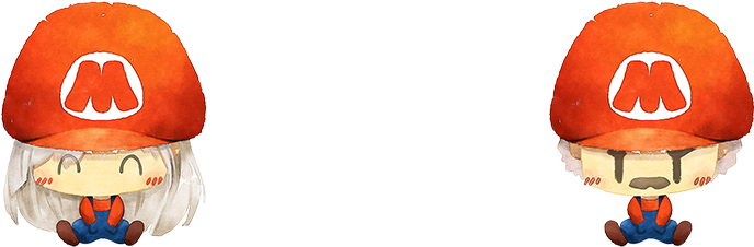 การ์ตูนน่ารัก ใส่หมวก มาริโอ ใส่หมวก มาริโอ - การ์ตูน น่า รัก ใส่ หมวก (1000x500)