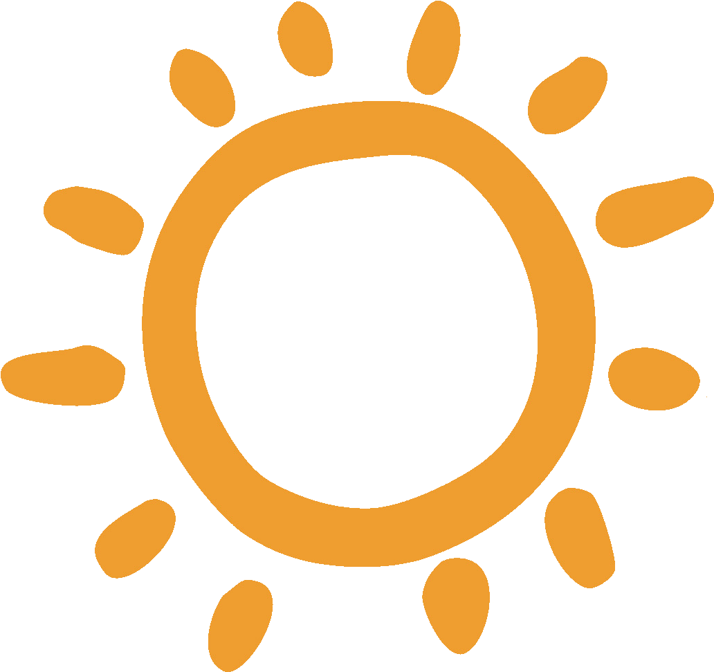 Orange Sunburst - Organization For Autism Research (1100x1000)