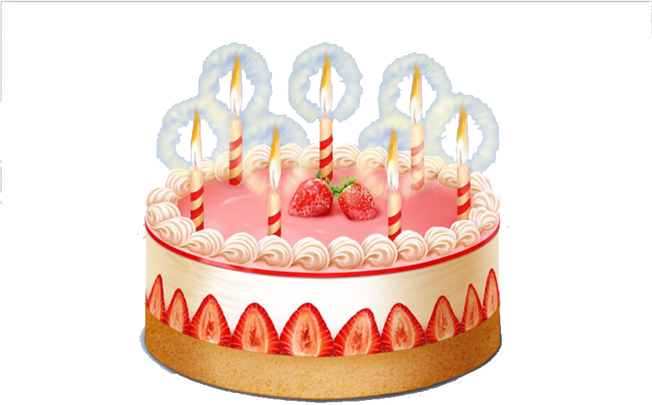 Birthday Cake Strawberry Cream Cake Clip Art - 360 Degree Cake Turntable Rotating Cake Stand Pedestal (919x720)